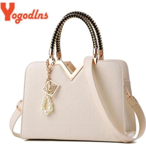 Yogodlns 2021 New Summer Female Handbag Women Multi-Pocket Zipper Shoulder Bag PU Leather Women Crossody Bag Famous Brand Purse