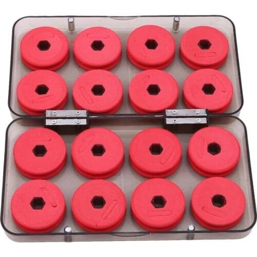 16Pcs/Set Foam Winding Board Fishing Winding Board Fishing Line Shaft Portable Bobbin Spools Fishing Box Tackle Boxes