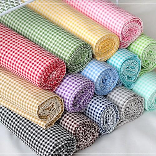 160x50cm Colorful Pure Twill Cotton Sewing Fabric, DIY Bed Sheet Home Decoration Childrens Clothes Cloth
