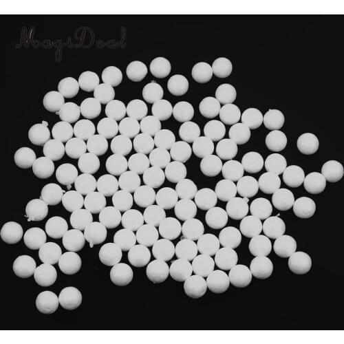 300 Pieces 15 / 20 / 27 mm White Polystyrene Foam Balls for Slime Making Art Homemade Slime, Wedding and Party Decorations