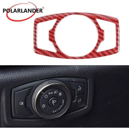 Car Accessories 1 PC Fashion Prevent Scratches & Wear 2 Colors Headlight Lamp Switch Cover Trim For 2015-2020 F/ord F150 Mustang