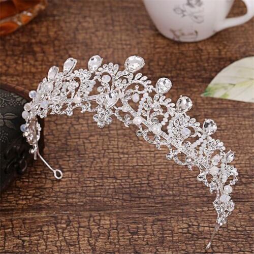 Valentines Day Crystal Tiara Hairband Girls Bridal Princess Prom Crown Party Accessiories Princess Prom Crown Wedding Headband
