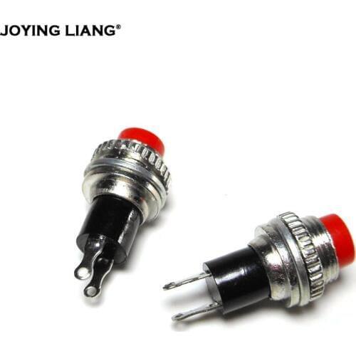 JOYING LIANG DS-314 Unlock Button Reset Switch Press Down ON Open Hole 10 MM Switches 0.5A 250VAC