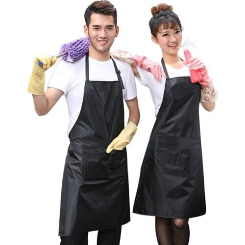 Lab Work Butcher Dog Grooming Cleaning Fish Industrial Chemical Resistant Plastic Work Smock Waterproof Rubber Vinyl Apron