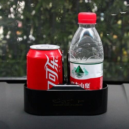 Multifunction Portable Auto Vehicle Dual Hole Drinks Holder Interior Car Organizer Cup Bottle Holder Stand Car Styling