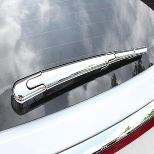 ABS Chrome Car Tail Rear Wiper Cover Trim Sticker For Kia Sportage 4 QL 2016 2017 2018 External Chromium Styling Accessories