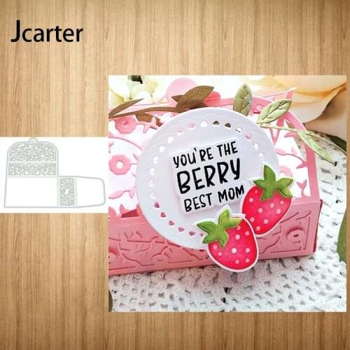 2021 New Flower Lace Gift Box Diy Shape Metal Cutting Dies Craft Scrapbooking Knife Mould Blade Punch Stencils Dies Cut Model