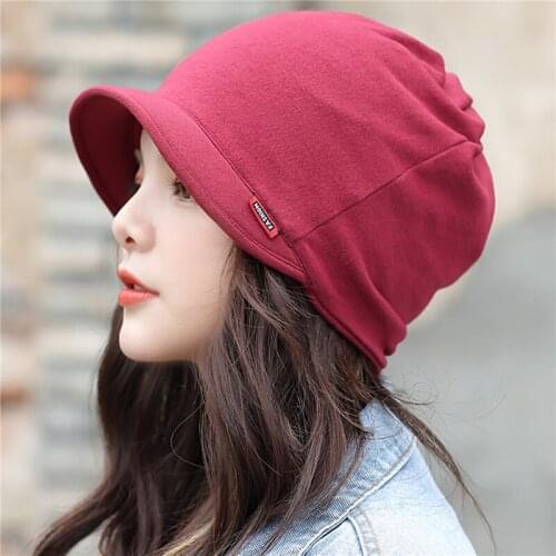 Autumn Knitted Hat Women Fashion Solid Color Ear Protection Cap Outdoor Windproof Keep Warm Winter New Ladies Hats