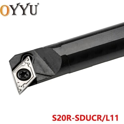 OYYU SDUCR S20R-SDUCR11 S20R-SDUCL11 Lathe Cutter Arbor Boring Bar use DCMT11 Carbide Inserts Turning Toolholder
