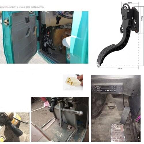 Wholesale Electric Accelerator Throttle Pedal By Foot for Electric Tricycle Car 4 Wheels Car Motorcycle Scooter