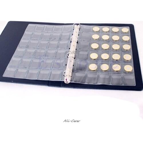 New Plastic 20/30/42 Pockets Classic Coin Holders Sheets for Storage Collection Album Pockets Coin Storage Interleaf Album Pages