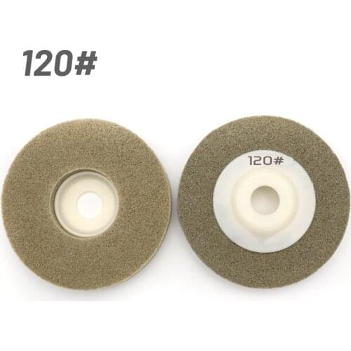 2 Pcs Polishing Wheel Buffing Disc Rotary Tools 60/80/120/220/400/600/1000/1500# For Polisher Angle Grinder Accessries