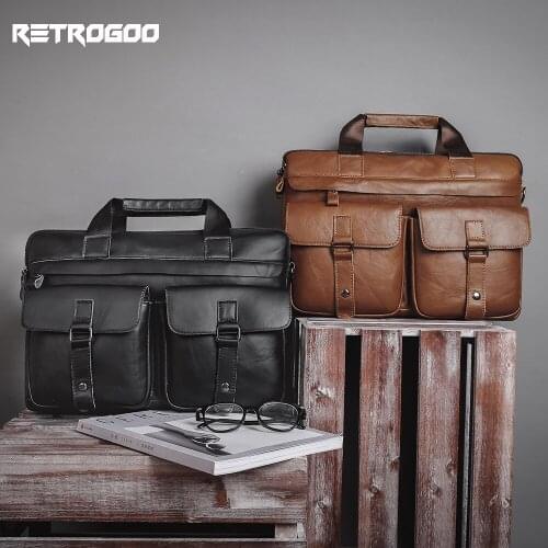 RETROGOO Men's Briefcases