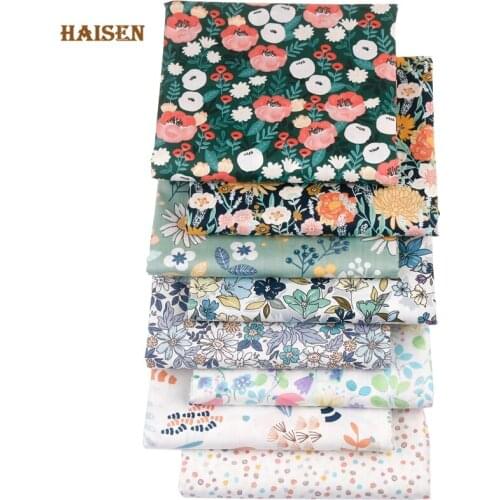 Pastoral Small Floral Series Printed Cotton Fabric Twill Cloth For DIY Sewing&Quilt Clothing Bedding Textile Material By Meters