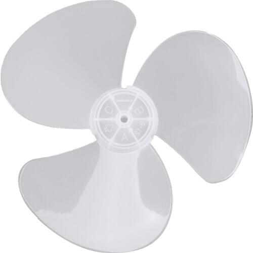 Household Removable 12 Inch Fan Blade Durable Low Noise Heat Resistant Plastic 3-Leave Blades for Stand/Table Fanner Accessories