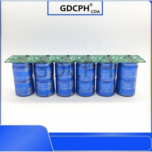 Supercondensador Fara, rectificador electrónico automotriz 16V83F 2.7V500F, agujero de tornillo, condensador de gran capacidad