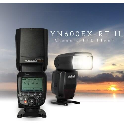 YONGNUO YN600EX-RT II YN600EX RT II 2.4G Wireless HSS 1/8000s Master TTL Flash Speedlite for Canon Camera as 600EX-RT