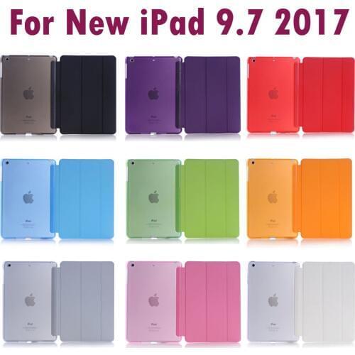 For Apple New iPad 9.7inch 2017 & 2018 Ultral Slim Sleeping Wakup Leather Smart Full Cover Case for iPad A1822 A1823 A1893 A1954