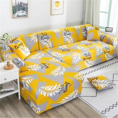 Four seasons Stretch Sofa Covers Protector Polyester Couch Cover l 1/2/3/4-seater Arm Sofa Slipcover Cover for Living Room