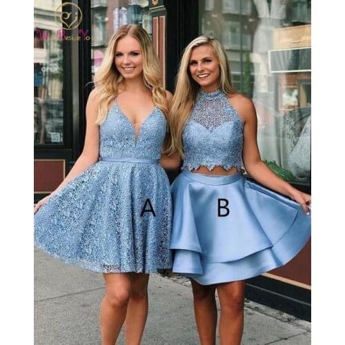 WALK BESIDE YOU Women's Evening Dresses Above The Knee