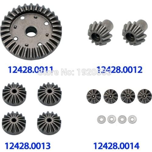 Wltoys 12423 12428 12429 Original Metal Gear 62T 30T 16T 12T 10T Differential Driving Planet Gear 0011/0012/0013/0014/0015
