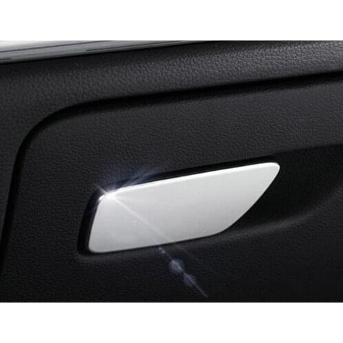 SBTMY Car accessory driver storage box Stainless steel hand sequins for Audi A3 2017