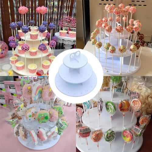 1pc Cup Cake Dessert Lollipop Display Stand Supermarket Cake Shop Multi-function Display Stand Wedding Party Decoration Supplies