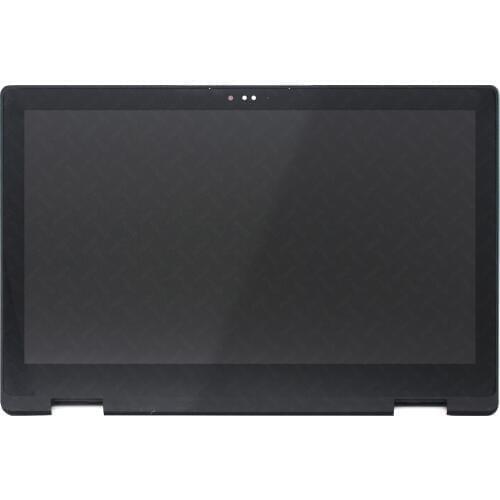 15.6'' FHD LCD Touch Screen Assembly+Bezel for Dell Inspiron P58F P58F001 30Pin round corner frame 1920x1080