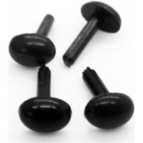 200PCS 6x4mm OVAL Safety Eyes Amigurumi Eyes Doll Eyes/ Needle felting doll plastic mini eyes for diy doll accessories