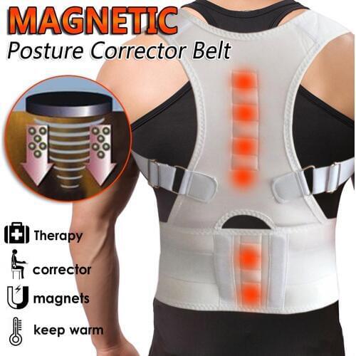2021 Adjustable Posture Corrector Back Support Shoulder Lumbar Brace Support Corset Back Belt for Men Women