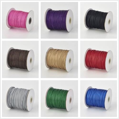 1 Roll Environmental Korean Waxed Polyester Cord 1.5mm 3mm For for jewelry making DIY Bracelet Necklace Cords Accessories