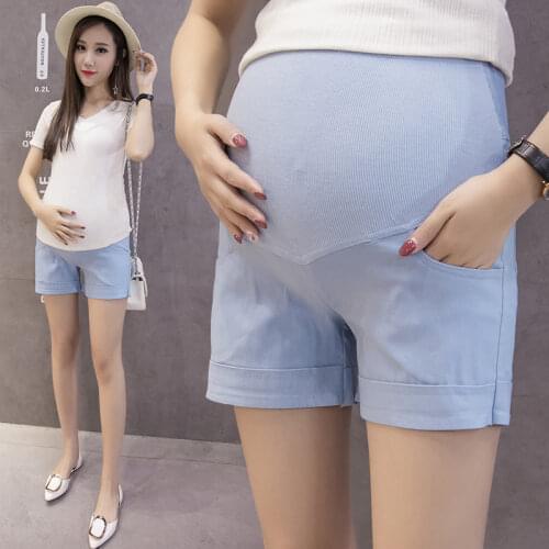 AIBODUO Maternity Shorts