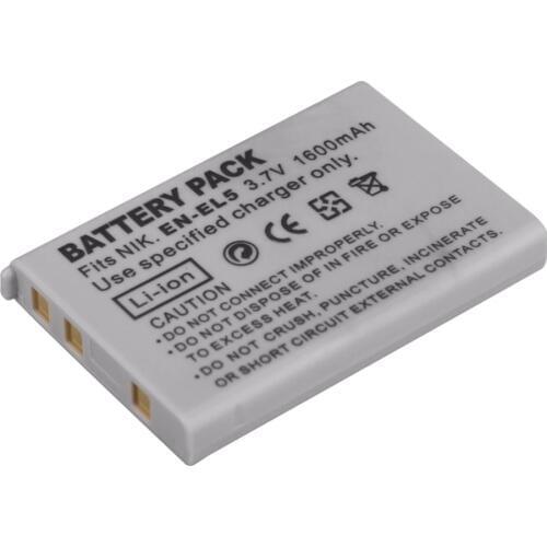 1x 1600m EN-EL5 ENEL5 EL5 Battery for Nikon Coolpix P4 P80 P90 P100 P500 P510 P520 P530 P5000 P5100 5200 7900 P6000 3700 4200