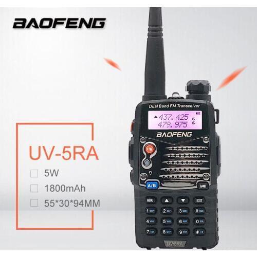 Baofeng UV-5RA Updated UV-5R Walkie Talkie 10KM Long Range VHF UHF UV 5R Ham CB Amateur Radio Station Scanner HF Transceiver VOX