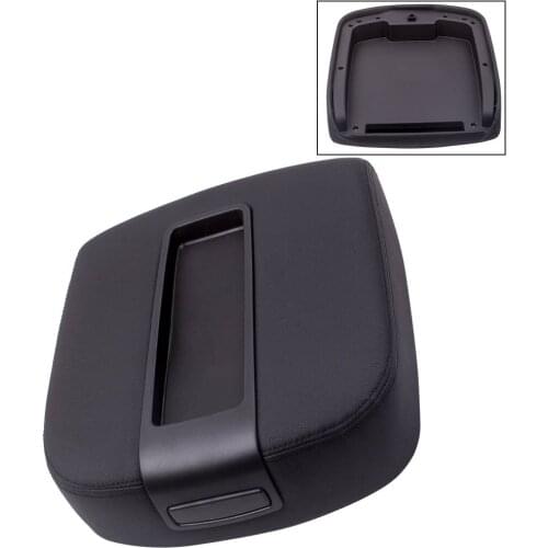 Black Car Armrest Cover Leather Center Console Armrest Cover Lid For GMC Chevy Cadillac SUV 2007-2014 19328718 15941534