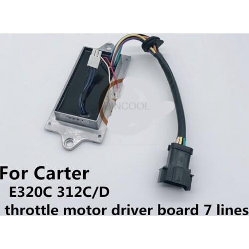 FOR Carter E320C 312C/D Throttle Module Throttle Motor Drive Plate 7 Line High Quality Accessories Free Mail