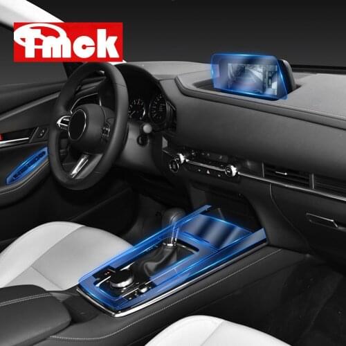For Mazda CX-30 2020 2021 Car Accessories Door Center Console Gear Film Central Navigation Full Set Interior TPU Protector Film