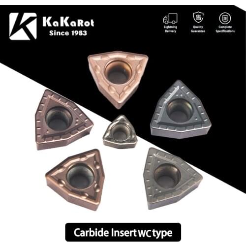 KaKarot U drill WCMX030208 WCMX040208 WCMT050308 WCMT06T308 WCMT080412 FN Carbide WCMX turning insert CNC cutting tool WCMT