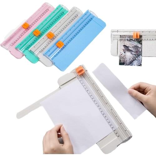A4/A5 Paper Photo Trimmers Die Cutting Machine Punch with Pull-out Ruler New Hot for Photo Labels Paper Cutting Tool 3 Colors