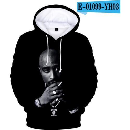 Hot Koop Rap 2Pac Hoodies Heren Sweatshirt Hoodie Mannen/Vrouwen 2Pac Harajuku Hoge Kwaliteit Hoody Beroemde Merk Herfst