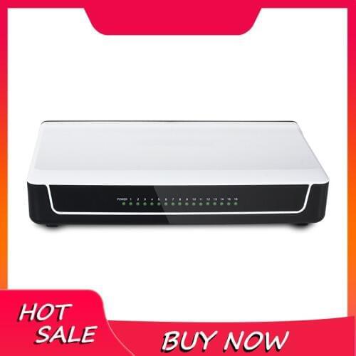 JSMAX JS16 switch RJ45 Ports 10/100Mbps Ethernet Switch 16port poes switch for Poe Camera