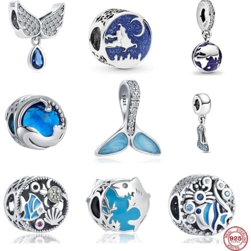 Hot Sale 925 Sterling Silver 2021 granduation mom diy Charm Fit Original Pandora Bracelet Making Fashion DIY Jewelry For Women