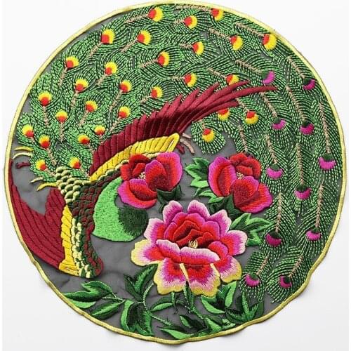 New Cute Bird Patches for Clothing Embroidery Sew on Applique for Bags Dress Clothes Quality Flower Birds Sticker DIY Applique