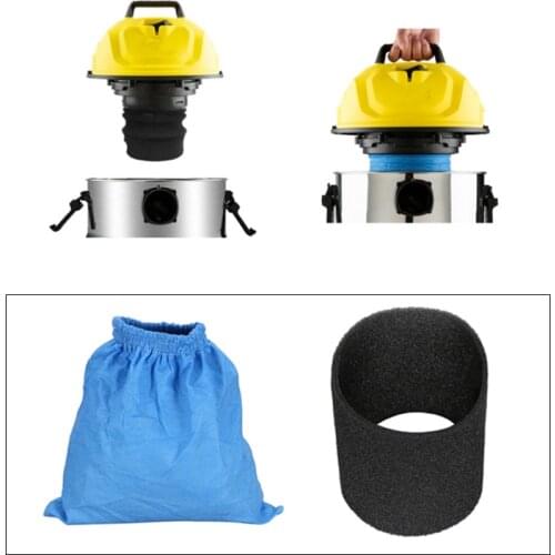 Textile Filters Bags Wet and Dry Foam Filter for Karcher MV1 WD1 WD2 WD3 WD NT Series Vacuum Cleaner Parts Accessories