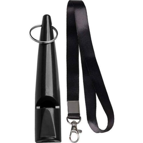 Professional Dog Whistles High Pitch Plastic Dog Training Whistles With Lanyard For Recall And Barking Control