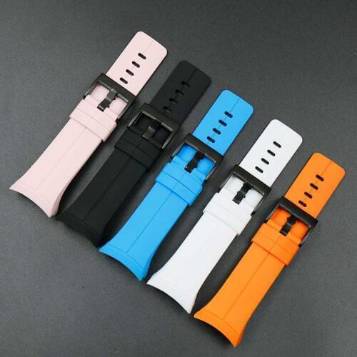 Mens silicone strap for Suunto Spartan extreme Ultra HR ladies diving outdoor sports waterproof rubber strap buckle