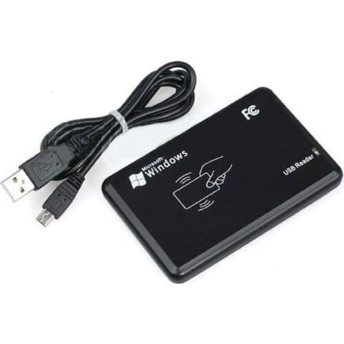 RFID 125KHz USB port Proximity Sensor Smart 13.56MHz IC Contactless Card Reader no drive issuing device USB for Access Control