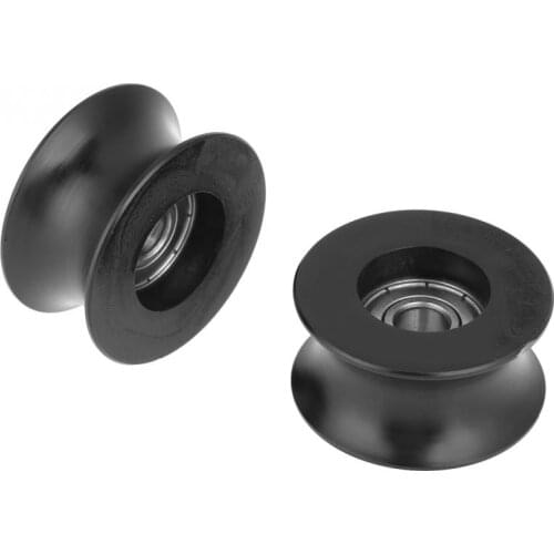 4Pcs 0840UU U Type U-Groove Pulley Roller Guide Wheel Transmission Pulleys 8x39.5x20.1mm Used In Rail Track Linear Motion System