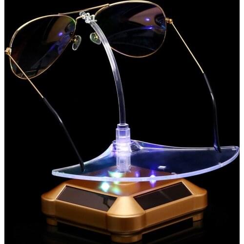 Special sale container glasses solar energy display table jewelry accessories rotary plate counter Sunglasses display rack
