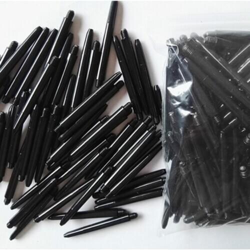 100pcs/package Nylon Dart Shafts 2BA Screw Thread Plastic Darts Rod Stems Darten Darts Accessories